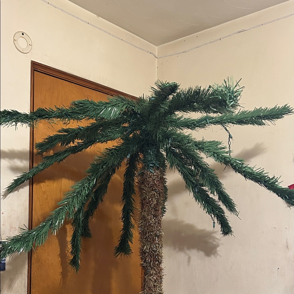 Artificial Green Palm Tree for Holiday Decor